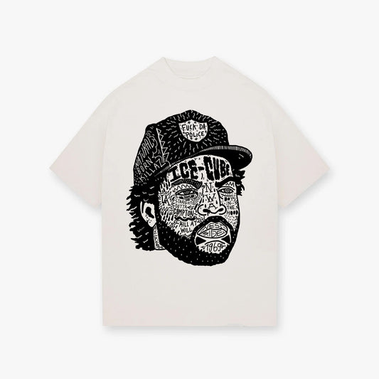 Cube white  Culture oversized T-shirt