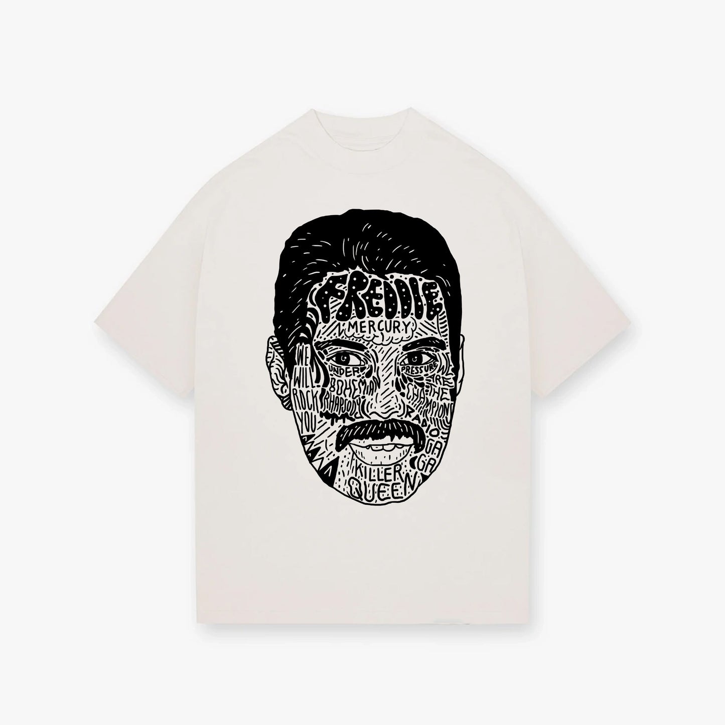 Freddie white Culture oversized T-shirt
